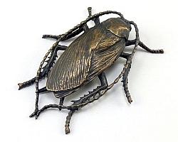Cockroach Brooch - Bronze