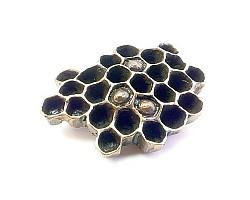 The HEXAPODA Collection - Honeycomb Brooch