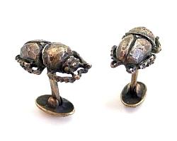 The HEXAPODA Collection - Scarab Beetle Cuff Links