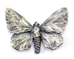 Adonis Butterfly Brooch - Silver
